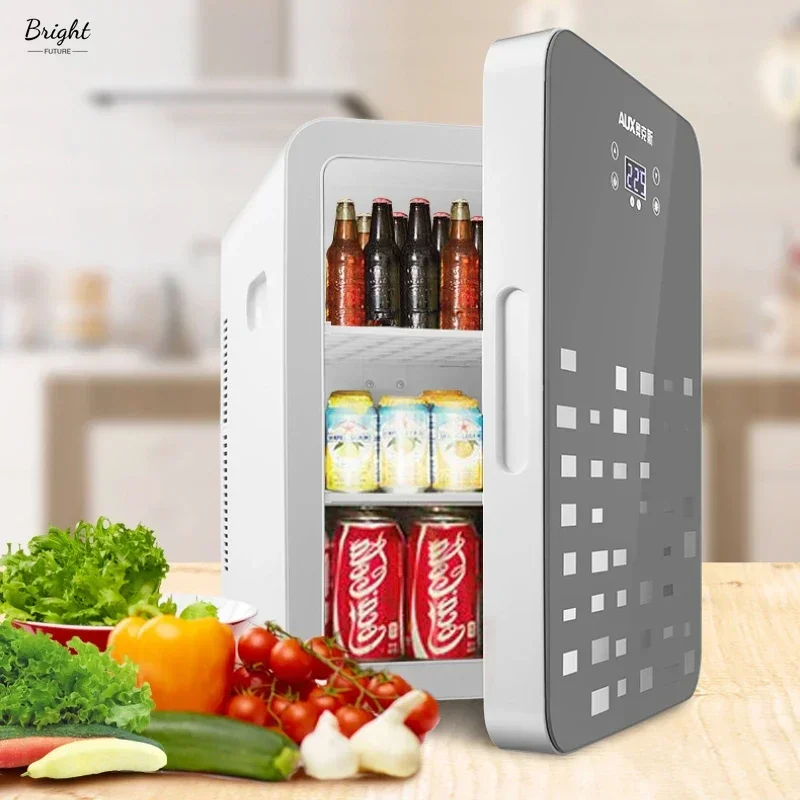 New small refrigerator  22L  car home dual-use dormitory rental housing refrigerated single door mini small refrigerator