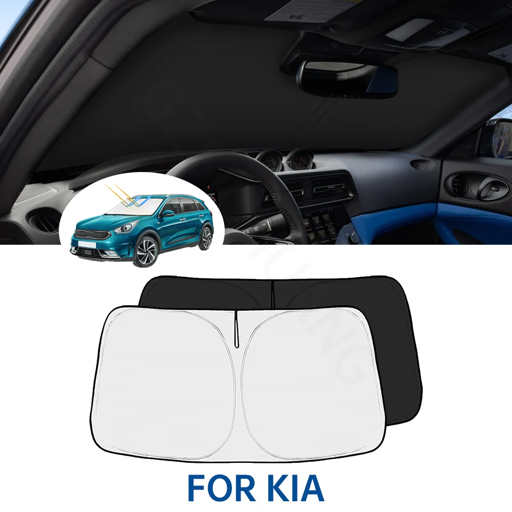 

Car Windshield Sunshade For Kia KN RIO 3 K2 K3 K4 K5 Sport Picanto Optima Sun Visor Front Window Sun Visor Interior Accessories