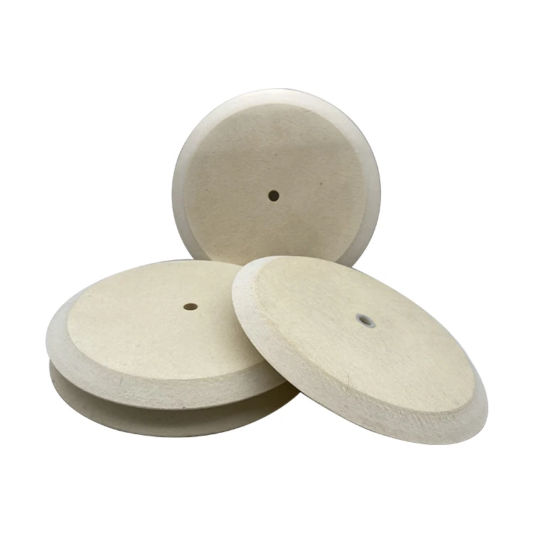 100% wool hard soft bevel felt material ground polished polished wheel knife glass gem marble stone surface