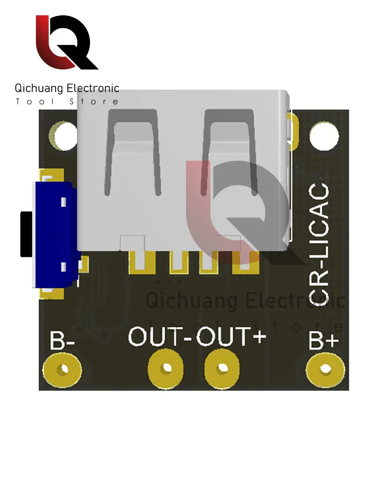 5V Charging and Discharging Integrated Module 3.7V4.2V18650 Lithium Battery Charging Boost Power Supply Protection Board