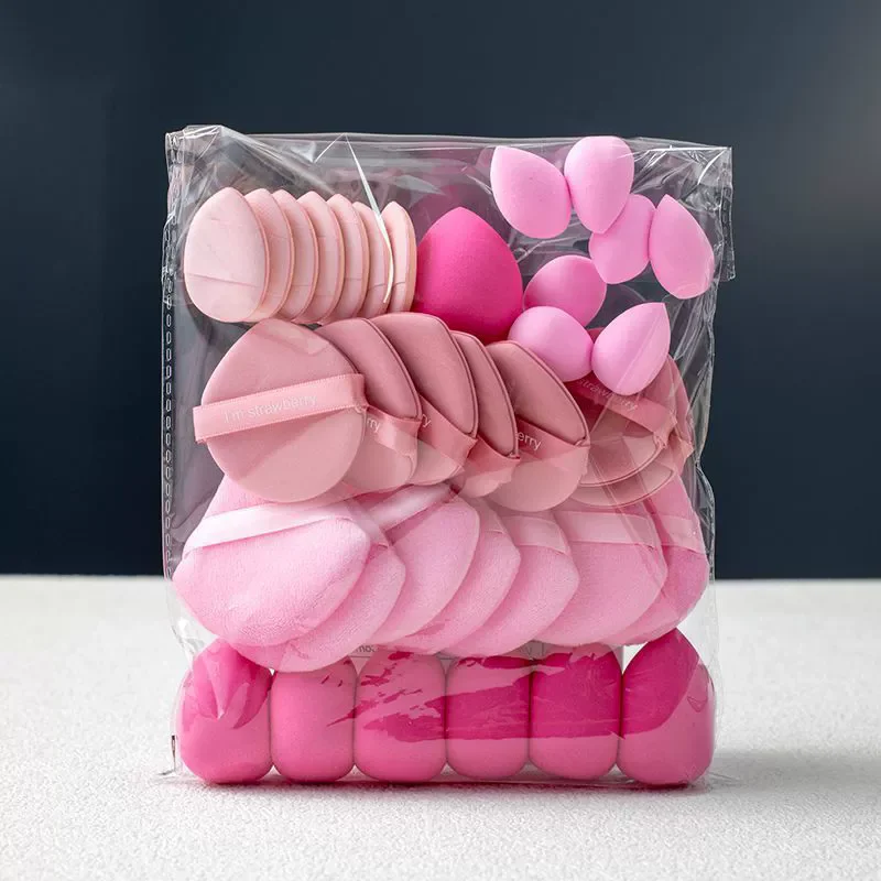 35Pcs Makeup Sponge Cosmetic Puff Foundation Sponges Blender Beauty Egg Powder Puffs Make Up Accessories Women Makeup Tools