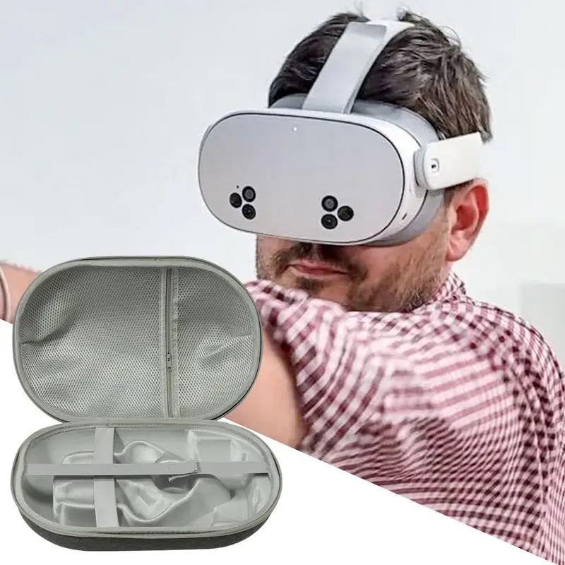 Travel Carrying Case Travel Bag Carrying Case EVA Bag VR Headset Protective Case Portable Bag Storage Organizer Anti-Scratch &