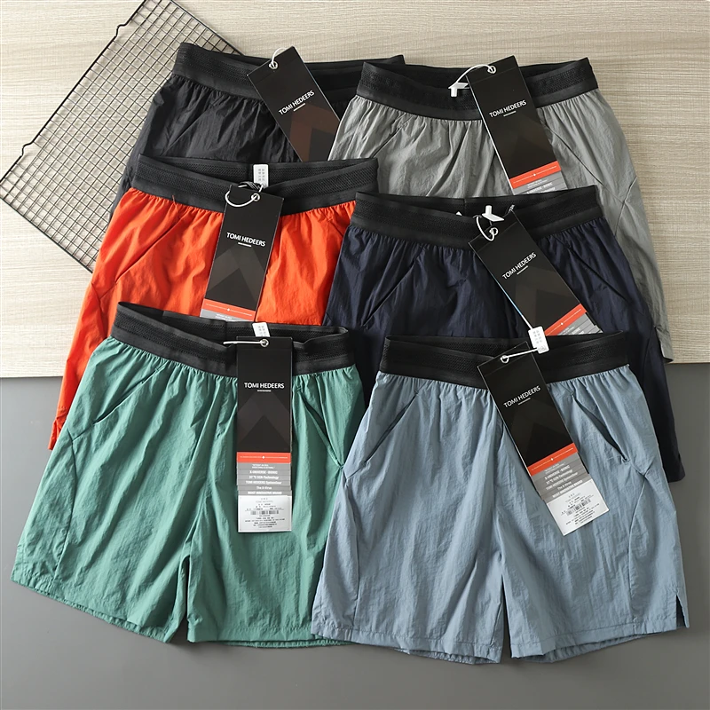 

Lightweight Tech Fabric Men's Sport Climbing Qui Dry Woven orts Summer Faion Casual Pants Youth Active Sle Straight Leg