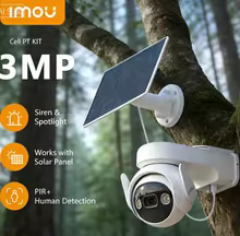 Caméra extérieure IMOU Cell PT avec panneau solaire