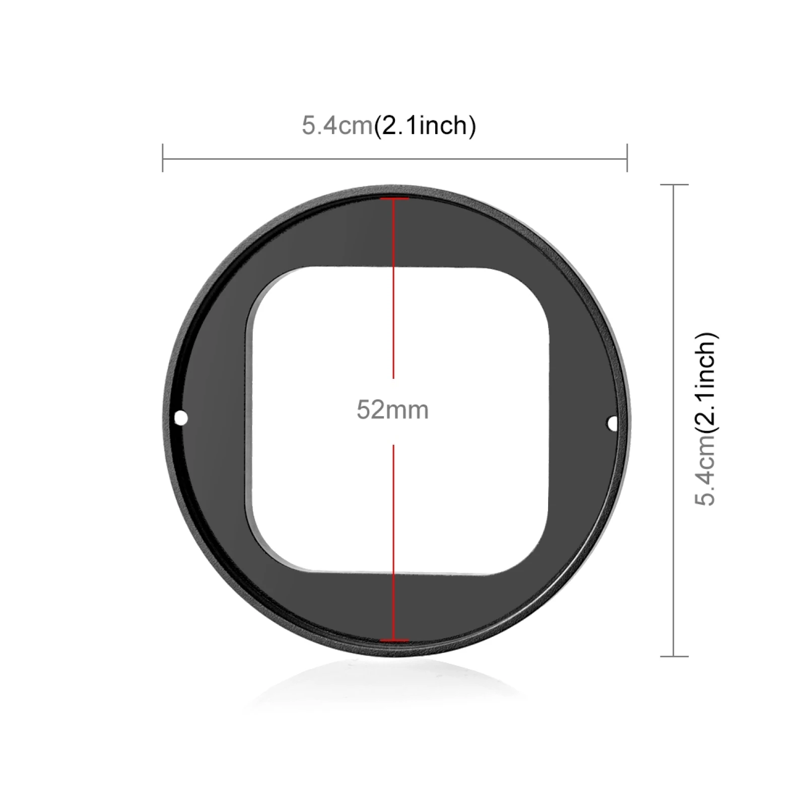 PULUZ for Insta360 Ace Pro 52mm UV Lens Filter Adapter Ring with Lens Cover