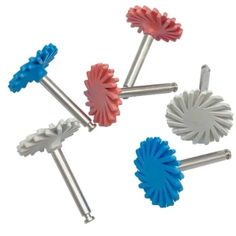 Dental Composite Resin Polishing Machine Kit Self Glazed Polishing Disc Diamond Disc Spiral Brush Efficient Precision Polishing