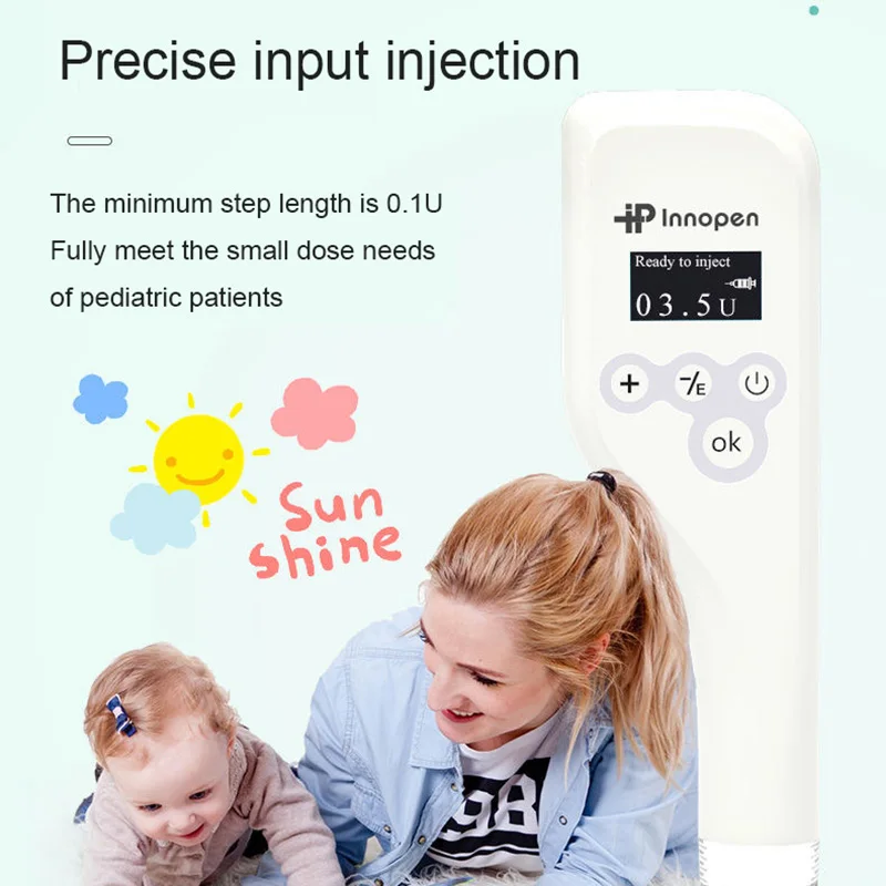 Intelligent Electronic Insulin Injector Can Be Used By Children And Adults With Automatic Recording Of Injection Time And Dosage