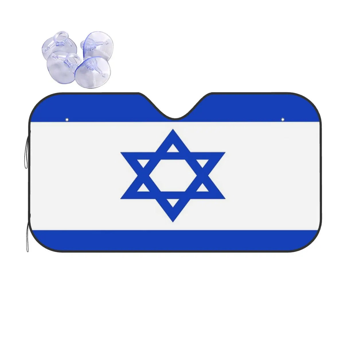 

Israel Flag Sunshade Windscreen Car Front Windshield Window Sun Visor Accessories Covers