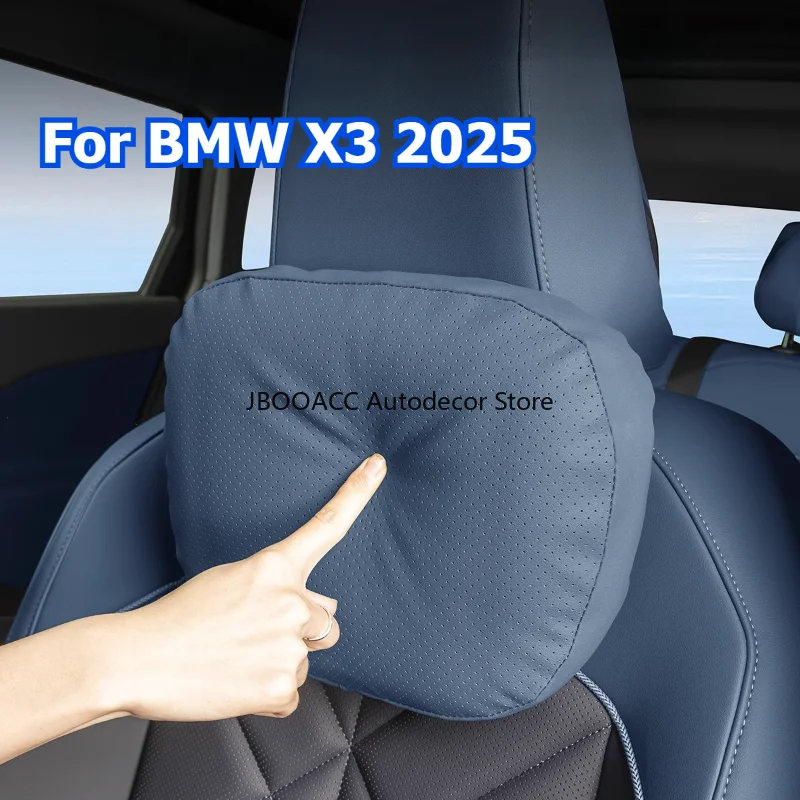 

Для BMW X3 2025 автомобильный подголовник, подушки для шеи, поясные подушки, подушка для шеи, поддержка поясничных подушек, комплект веганских интерьера автомобиля, украшение