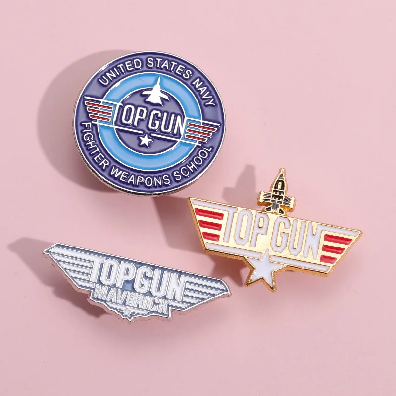 Navy Fighter Enamel Pin Brooch Metal Badges Hat Sweater Gift Men Women Friends Lapel Backpack Jewelry Wholesale