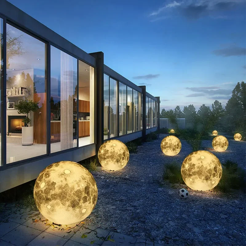 

Outdoor moon lamp landscape lighting decorative ball lamp lawn waterproof atmosphere ball urtyard ball