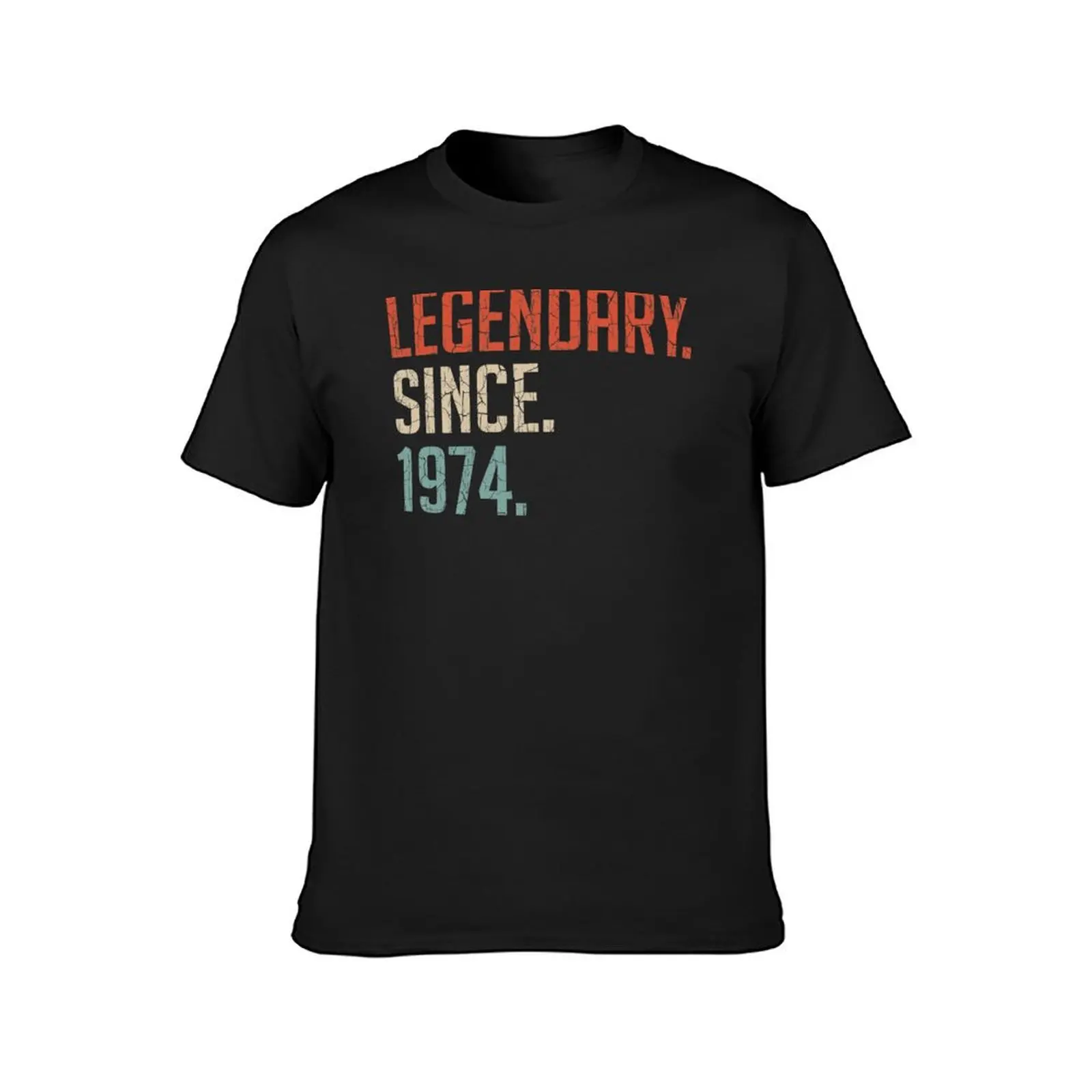 Legendary Since 1974 46th Birthday Gift 46 Years Old Vintage 1974 T-Shirt customs design your own mens clothes