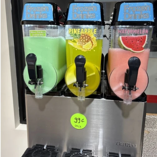 

Gold Seller Commercial 3 Tanks Slush Granita Machine 12L Beverage & Juice Processing Best Price Home Use with New or Motor