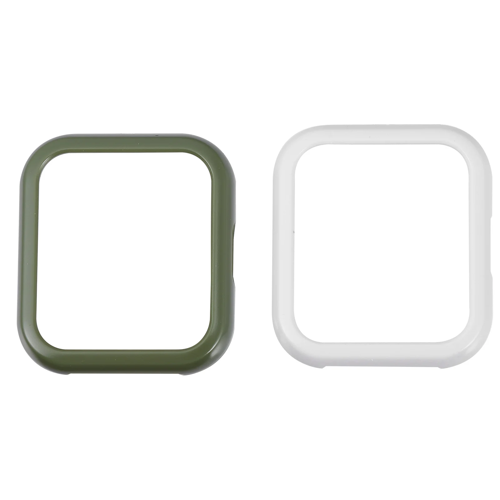 

2Pcs Watch Protective Covers Durable Flexible Easy Install Protective Shells Stylish Replacement Case for Watch