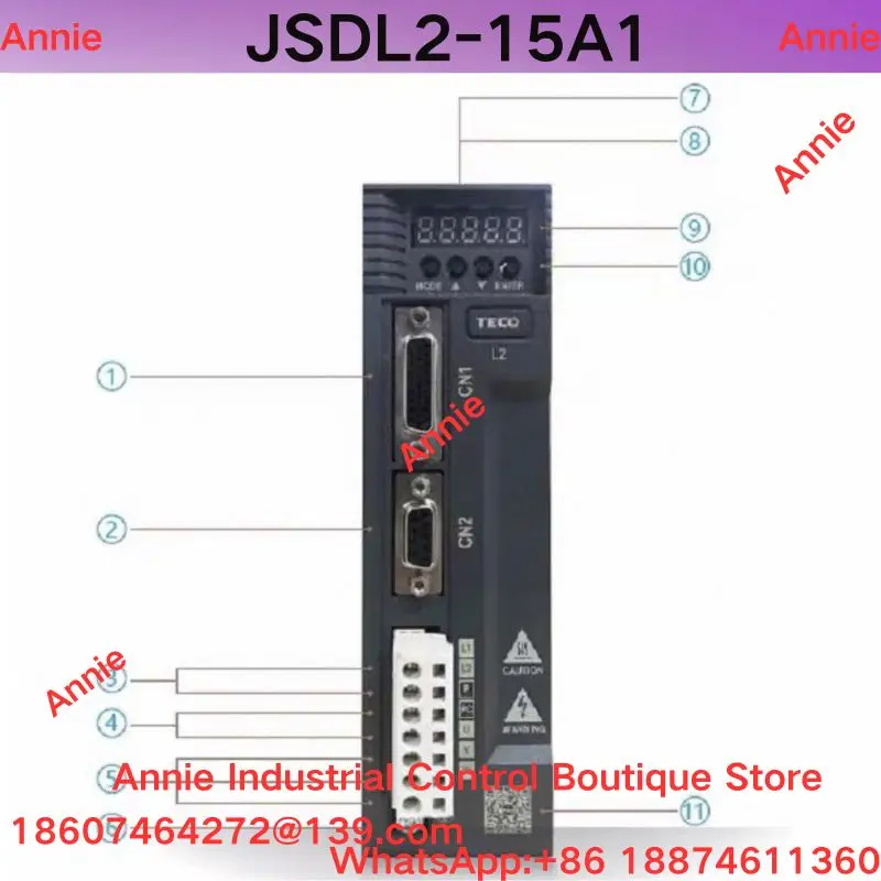 Brand New  Servo Drive JSDL2-15A1 Single phase 200-230V, 0-120V output, 6.6A