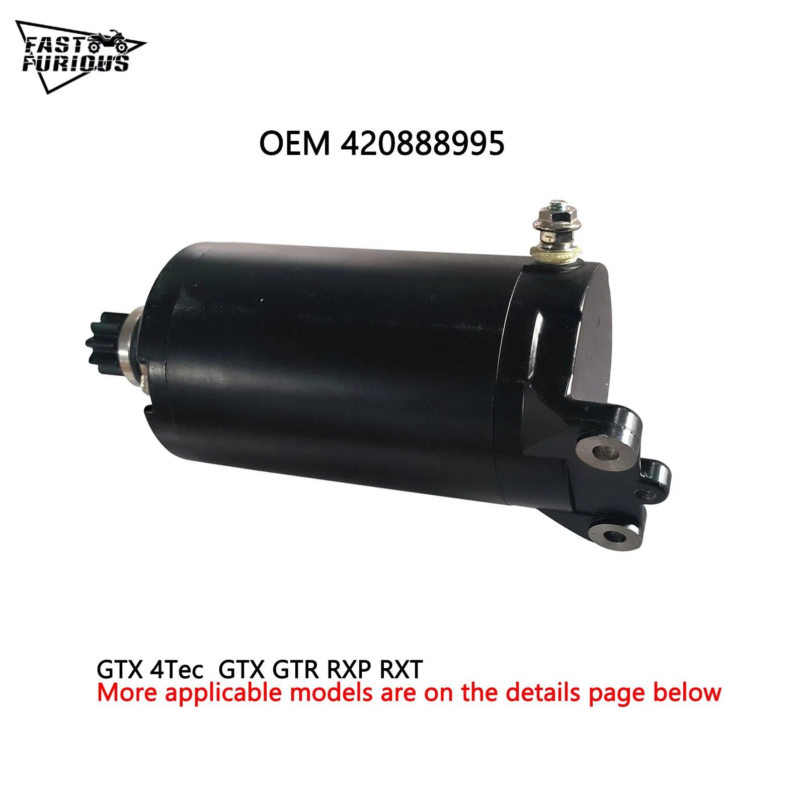 Nowy rozrusznik do motorów wodnych 420888995 4-suwowy GTX 4Tec GTR RXP RXT Wake 90 130 155 215 255 260