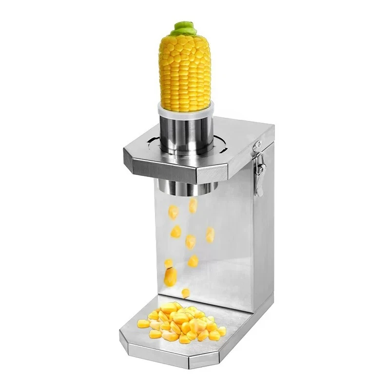 Electric Corn Thresher Commercial Corn Sheller Food Grade Stainless Steel Vegetable Processor 3cm Blade