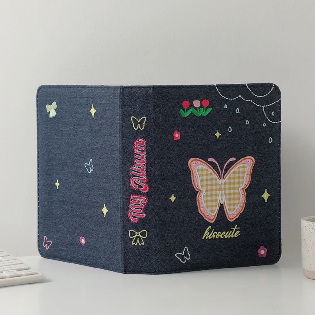 

1 set Small Butterfly Photo Album Lightweight Portable Diy Scrapbook For Photos Cards Memory Keepsake Picture Collection