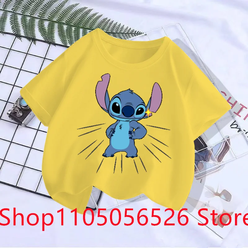 

Children's Summer Cute Versatile T-shirt Knitted Cartoon Creative Printed T-shirt Comfortable Soft Fashion Breathable T-shirt