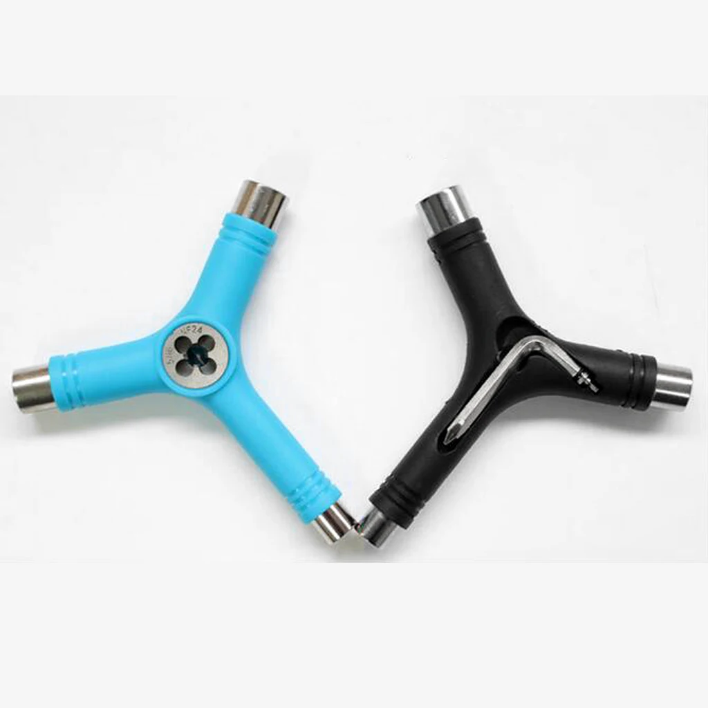 Portable Skateboard Longboard Wrench Screwdrivers Y-Tool Sockets