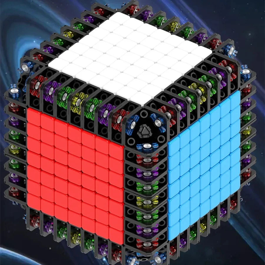 9x9 M DianSheng Galaxy 9M 9x9 Magnetic Magic Cube Speed Cube Stickerless Professional  9x9 M Cubo Magico Fidget  Toys Puzzle