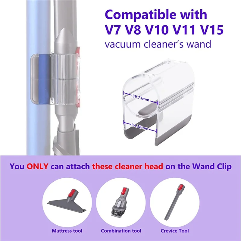 Крышка пылесборника A44T для пылесоса Dyson V7 V8 SV10 SV11, ведро для пыли, сменные аксессуары, держатель, зажим для хранения палочки