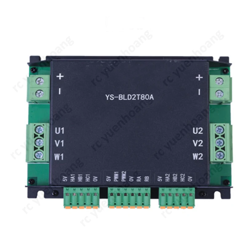 Controlador de motor de canal duplo sem escova, 24v 48v, 750w/800w/1000w/1500w, peças de reposição de controle de cubo para modelo de cortador de grama rc, 1 peça