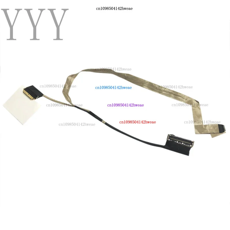 Para dell latitude 5400 5401 5410 5402 5405 5411 0fv8cf dc02c00jz00 30pin não-toque edp rgb lcd lvds tela led cabo de vídeo
