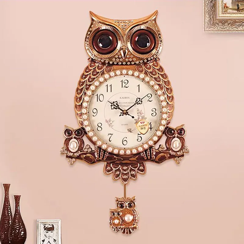 Y*-Vintage Digital Wall Clocks Luxury Table Cute Simple Aesthetic Wall Watch Cat Silent Orologio Da Parete Ornaments Home Decor