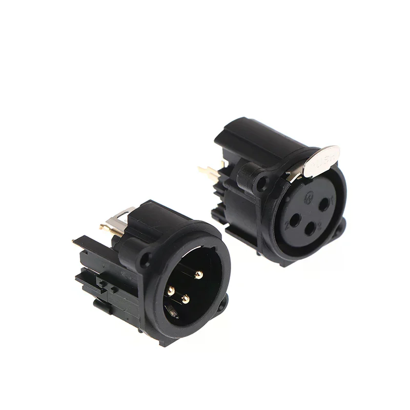 Stage Beam Lighting Device Accessories Three Core XLR Socket With Signal Board /XLR Socket With The PCB Pannel