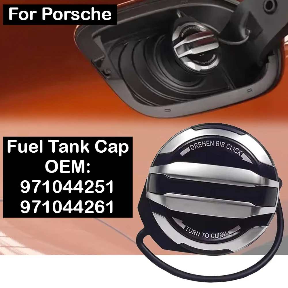 

Car Fuel Tank Cap Filler Cover For Porsche Macan Cayenne Panamera 911/718 ABS OEM 971044251 971044261 Auto External Accessories