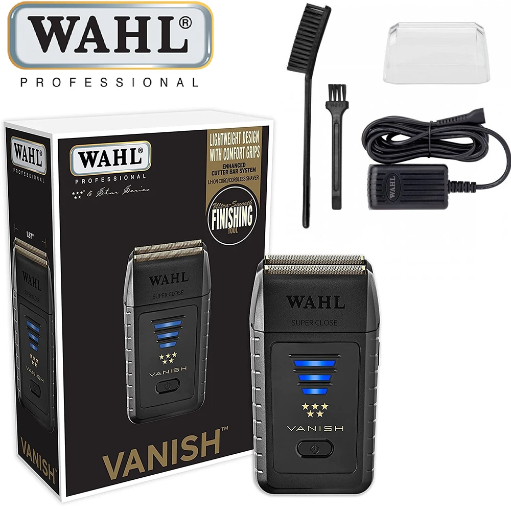 Wahl Professional 5 Star 8173 Vanish Foil Shaver For Barbers and Stylists,Pop-Out Foil Bars,100 Minutes Runtime