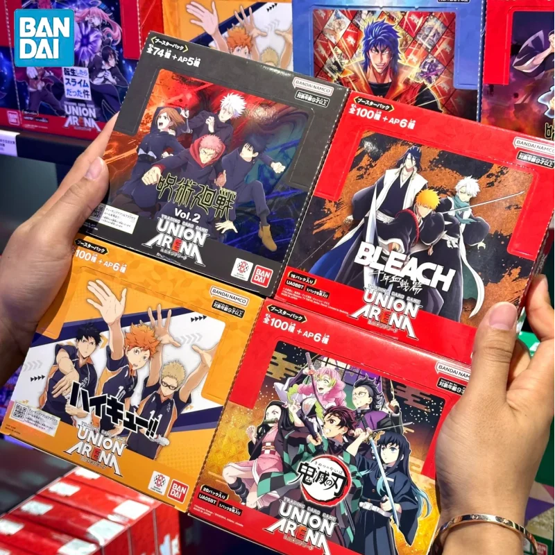

Bandai Jujutsu Kaisen Anime Ua Union Arena Top Battle Trading Card Game Collection Anime Toys Gifts for Fans
