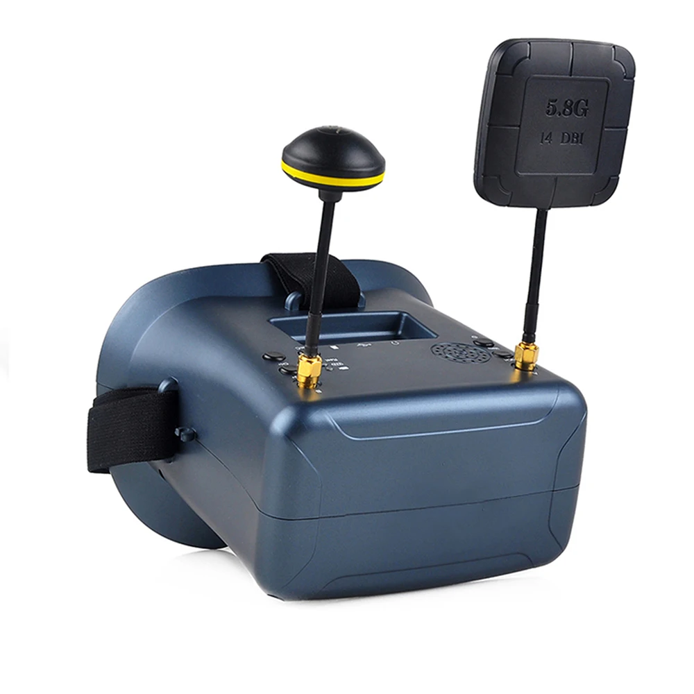 Occhiali 9IMOD 5.8G FPV VR 008D 008DPRO Occhiali FPV 40CH da 4,3 pollici con DVR per drone da corsa