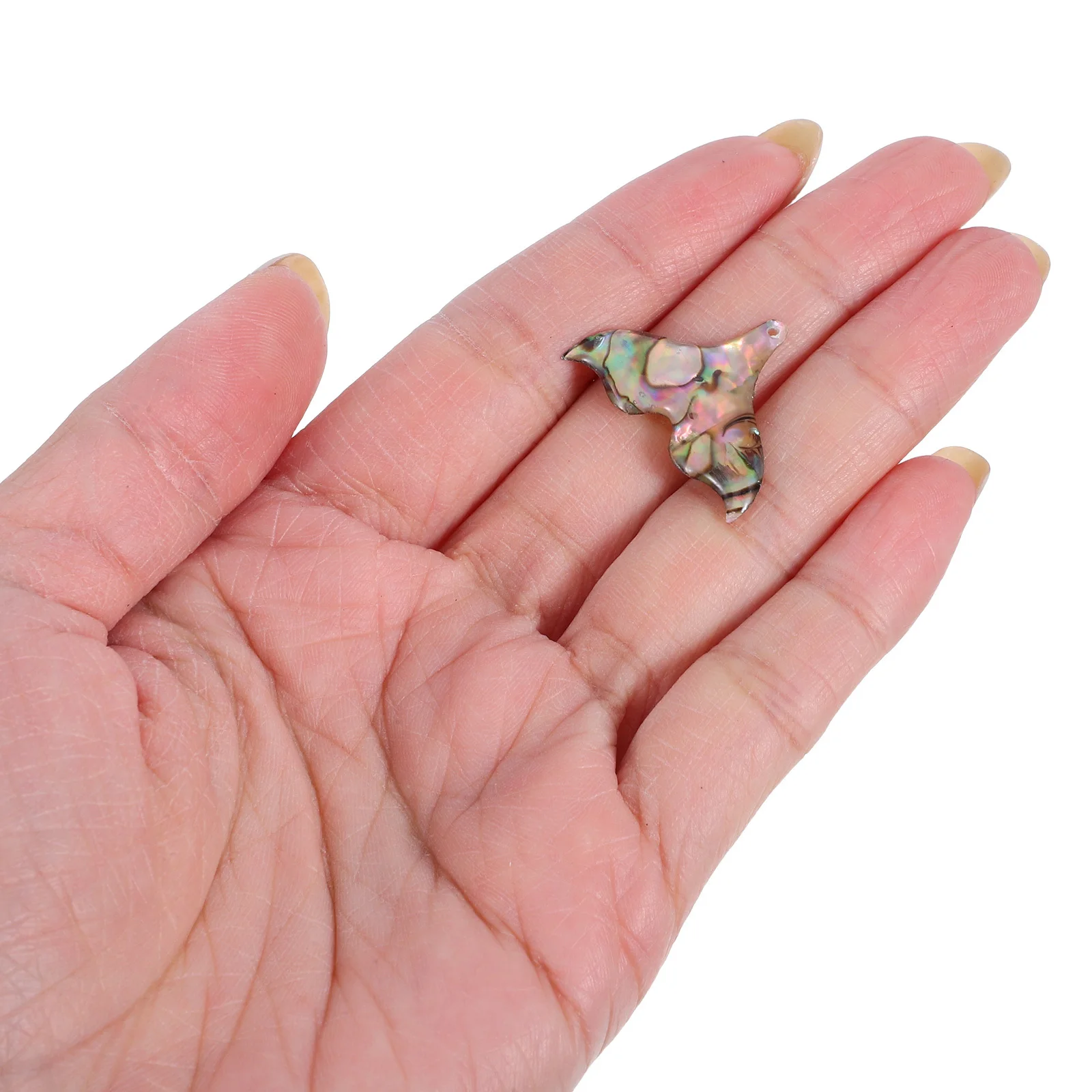 

10Pcs DIY Mermaid Tail Necklace Pendants Abalone Shell Jewelry Making Supplies Colorful Ocean Theme Charms for Women