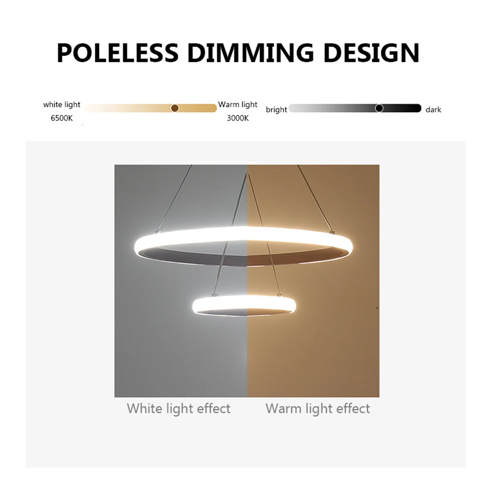 Lampadario a soffitto regolabile con luce a sospensione di lusso nordica ornamento decorativo ad alta luminosità per soggiorno sala da pranzo camera da letto