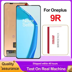 Bilashmart 6.55 Fluid AMOLED OnePlus 9R LE2101 LCD Display Touch Screen Digitizer Assembly One Plus 9R 1+9R Replacement Parts