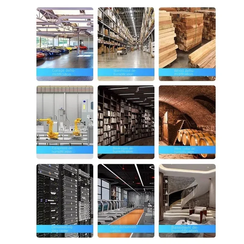 Industrial Dehumidifier Basement Dehumidifier High-power Household Villa Dehumidifier Commercial Dehumidifier Drying