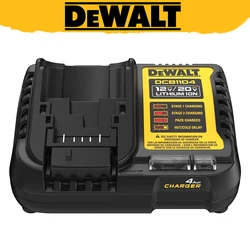 Оригинальное зарядное устройство DEWALT DCB1104, 12 В/20 в, 4 а, быстрое зарядное устройство с литий-ионным аккумулятором, высокопроизводительное зарядное устройство, электроинструмент, аксессуары