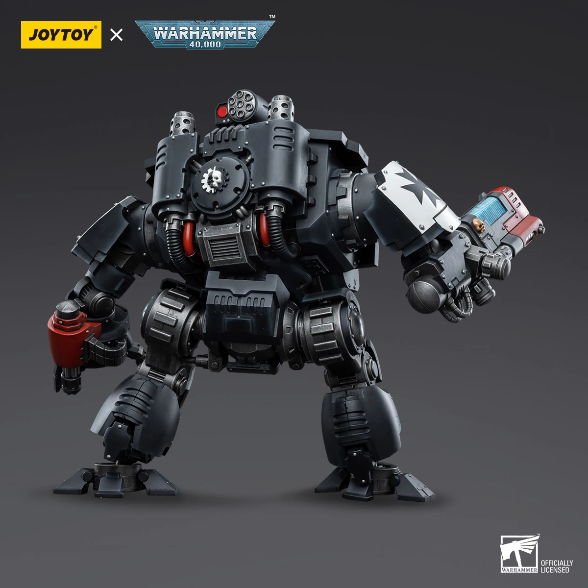 JOYTOY Warhammer 40K Figurine 1/18 Black Templars Redemptor Dreadnought Anime Figurine Joint mobile modèle Collection jouets