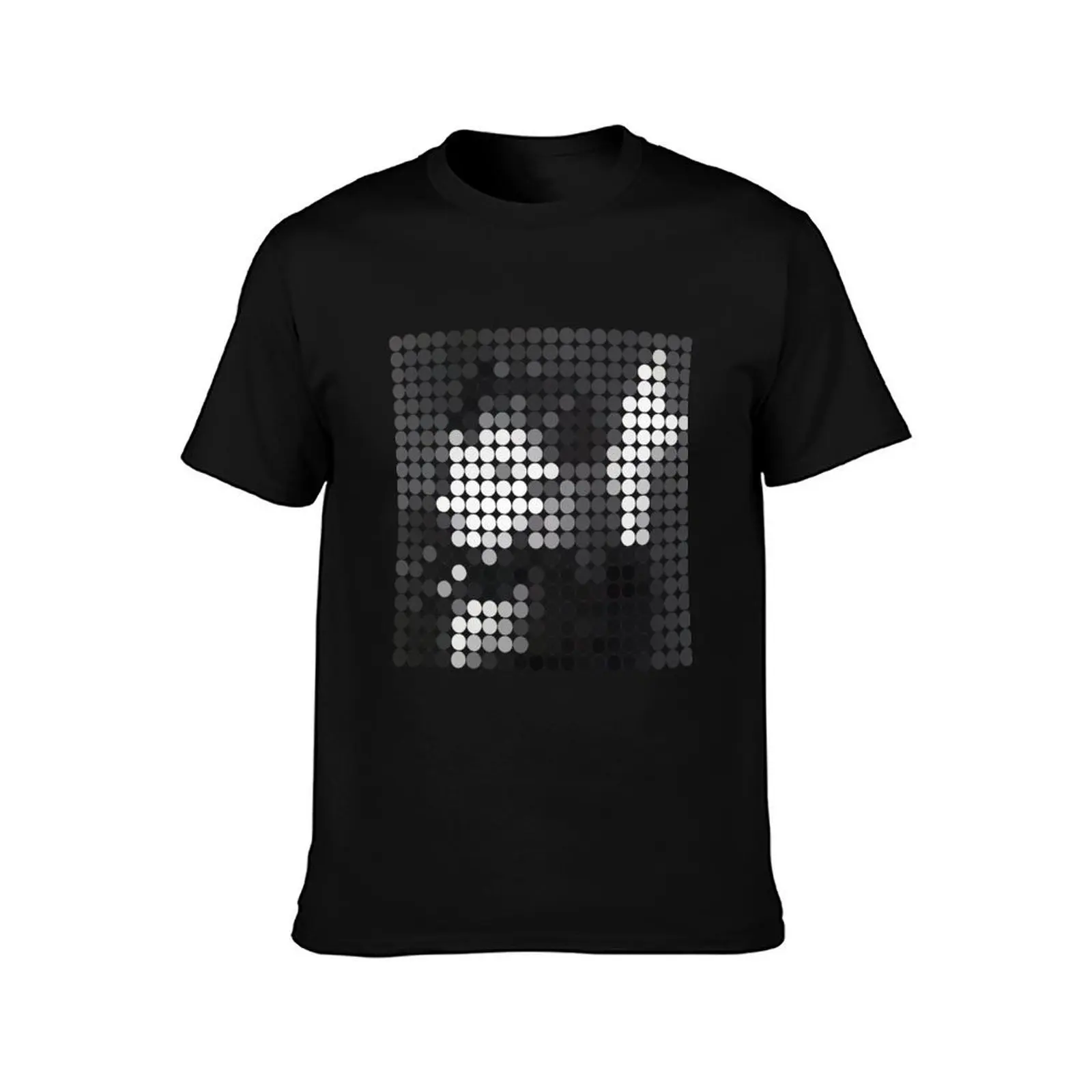 Bowie Dots HEROS T-Shirt Summer Casual Cotton Tee Oversized Streetwear Tops Vintage Graphic Print Loose Fit Short Sleeve