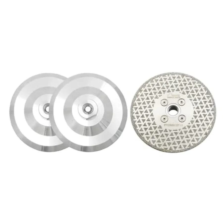 

5 Inch Backer Pad or Backing pad of Aluminum Body with 5/8-Inch-11 Thread for Diamond Pads 2-Pack