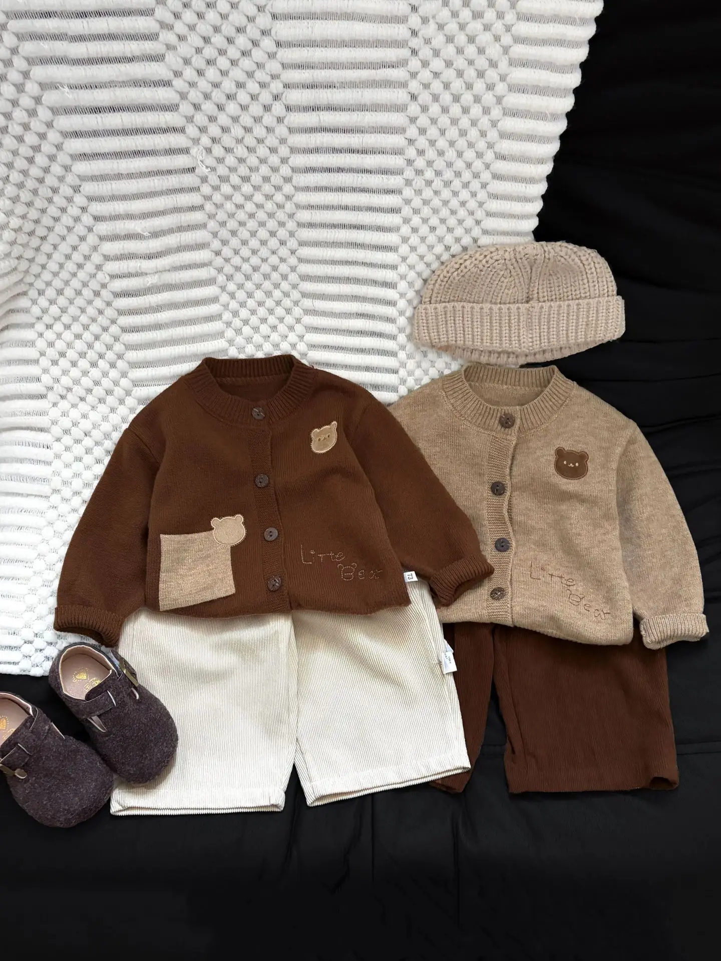 2026 Autumn New Baby Loose Corduroy Trousers Solid Girls Straight Leg Pants Toddler Boys Fashion Casual Pants Kids Clothes