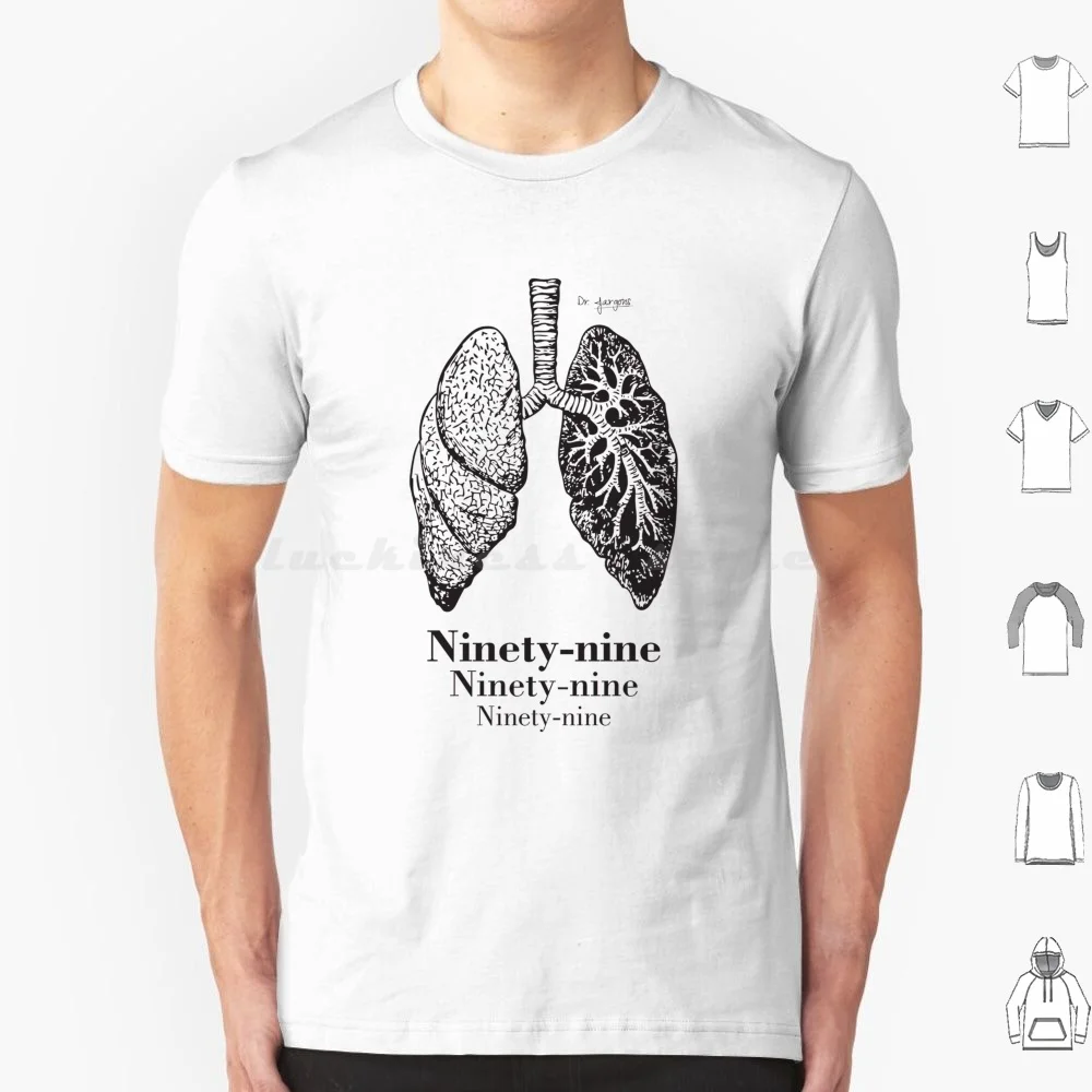 Vocal Fremitus Ninety-Nine T Shirt Big Size 100% Cotton Student Medicine Black And White Jargon Nurse Nursing Paramedic School