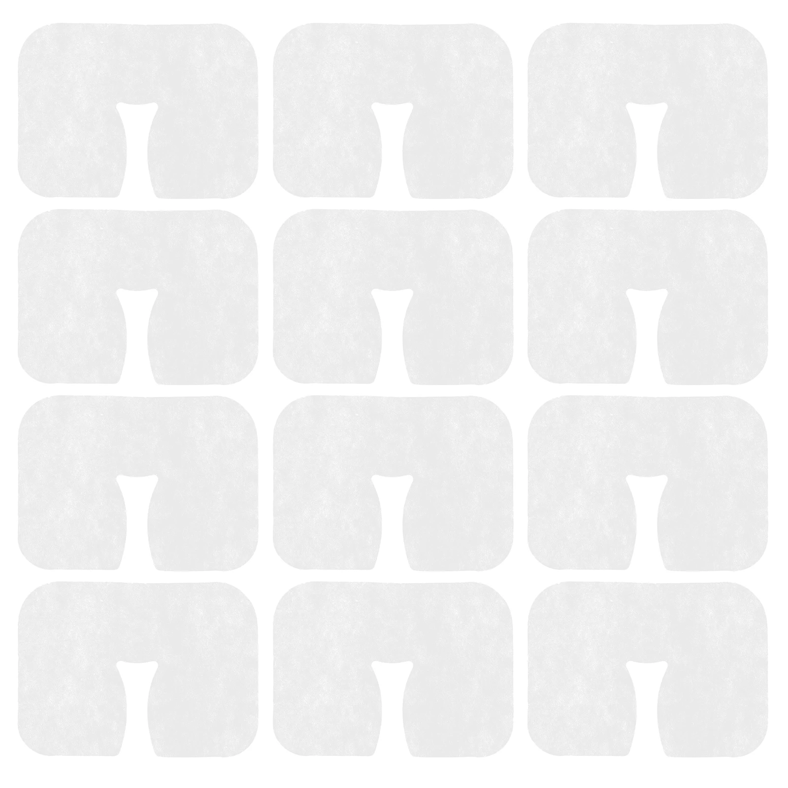 100 قطعة ثقب الوجه القابل للتصرف يغطي لينة تنفس غرامة صنعة لصالون الجدول سرير تدليك سبا استخدام غطاء بقية الوجه