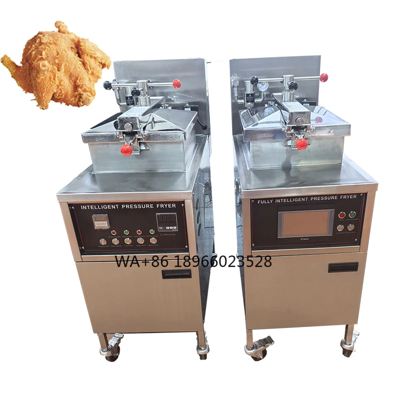 

Fast Food Equipment New Style Electric Commercial 25l Chicken Chips Turkey Pressure Deep Fryer Machine With Oil Filter