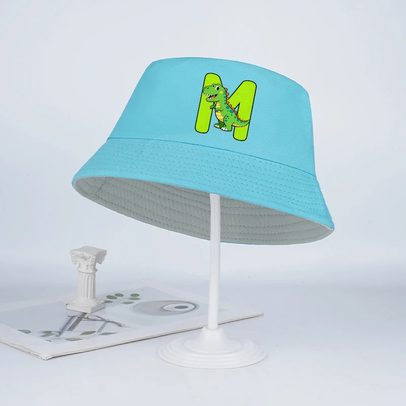 Cute Dinosaur 26-Letter Kids' Bucket Hat – Sun Hat for Boys and Girls Ages 2–6, Perfect for Summer Beach Play, Kids' Gift - view 6