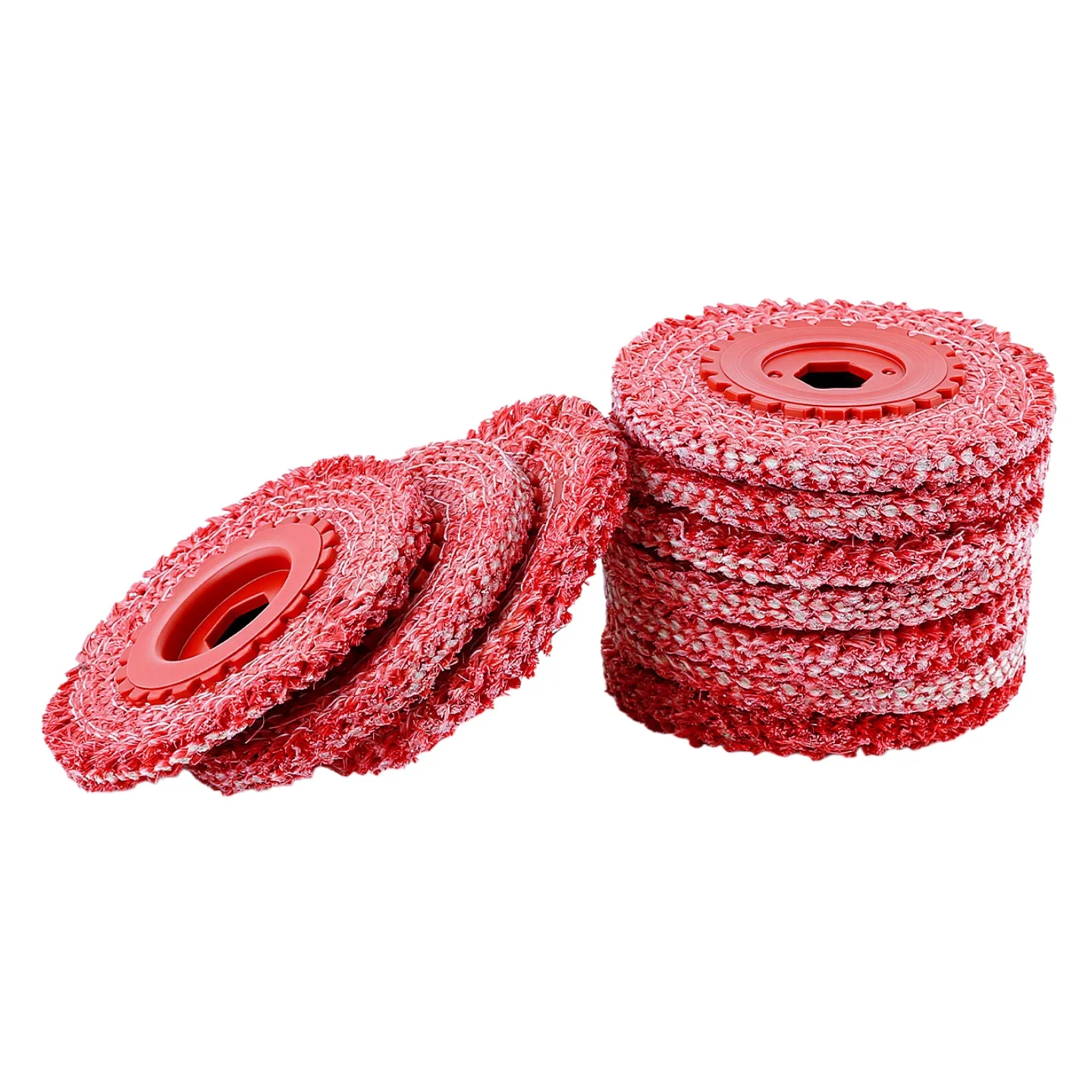 1/2/5/10 Stück 4 Zoll Sisal-Polierscheibe für Winkelschleifer, geeignet für Edelstahl, Metall, Holz, Rostentfernung, Schweißnaht-Entgratung, Schleifen – Detail 5