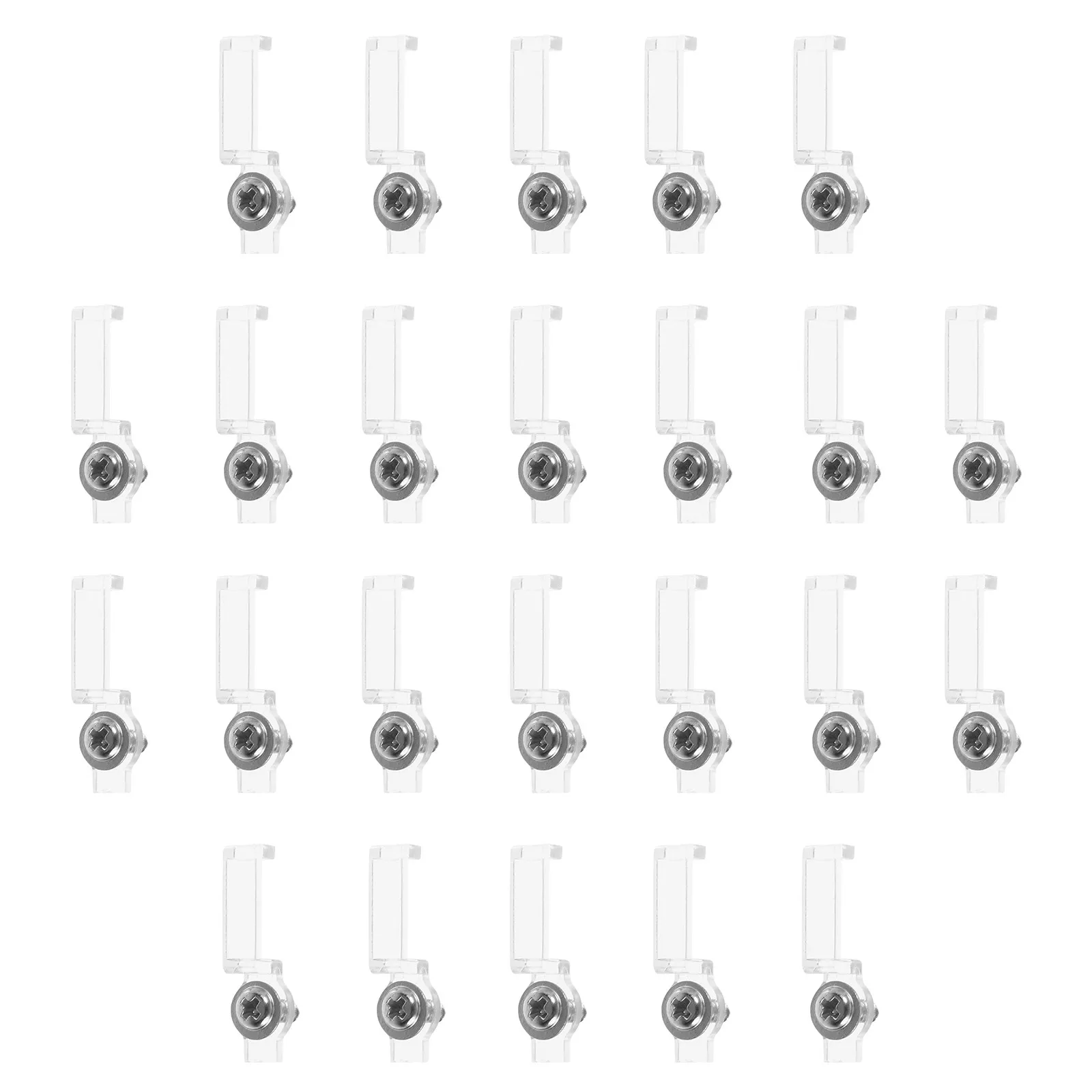 

100Pcs LED Strip Light Clip 8Mm One Side Fixing Mount Bracket Stable Holder for LED Lighting Accessories Indoor Outdoor