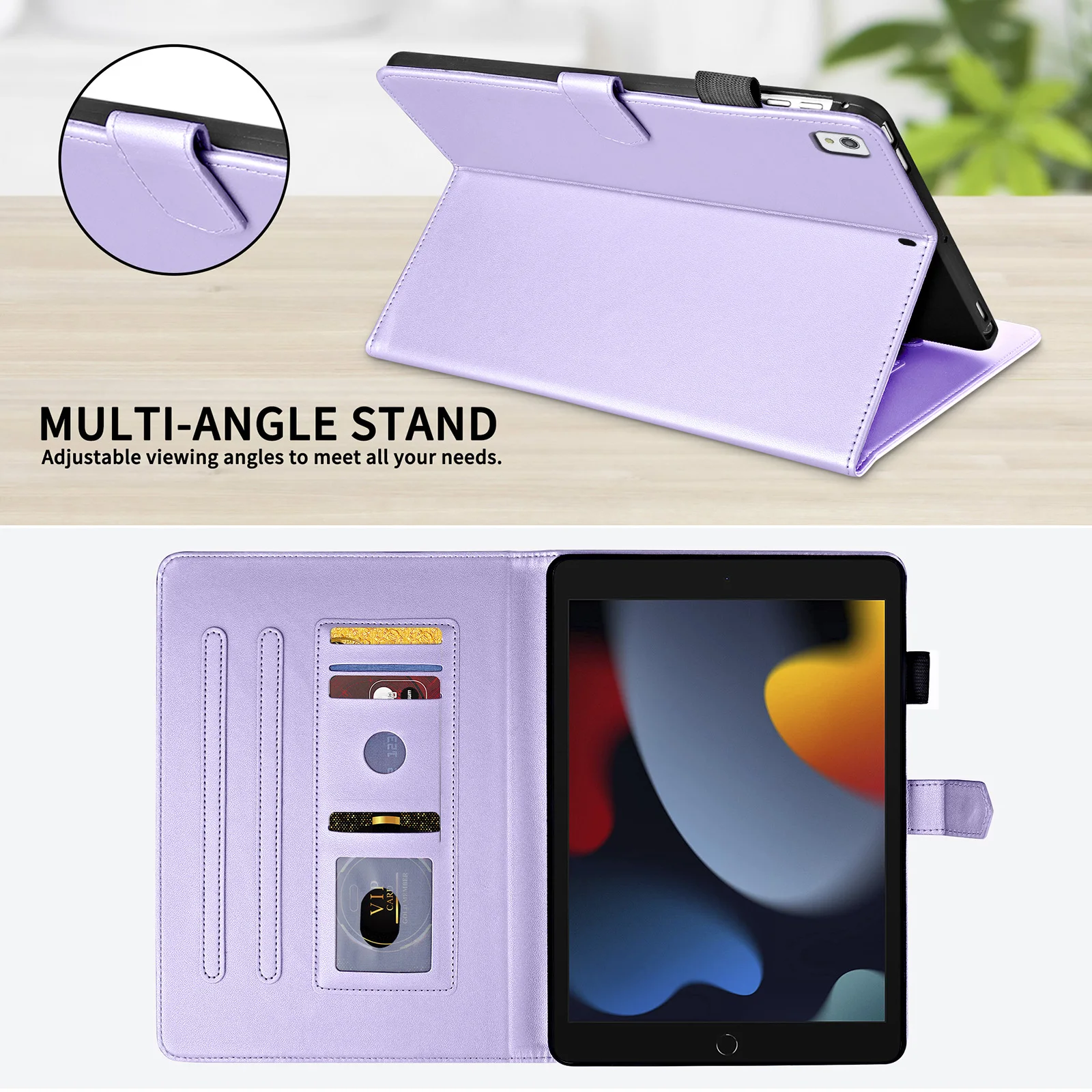 For Apple iPad 10.2  Tablet Case 10.2 inch Silicone Soft Shell Diamond Small Fragrance Style Leat